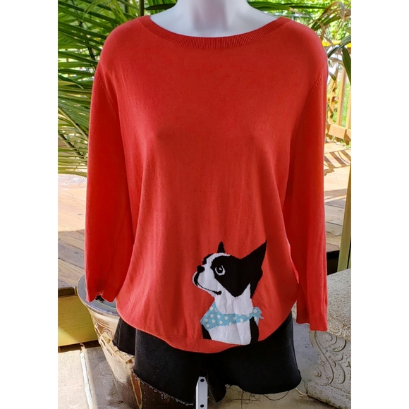 Talbots Sweaters - Sold☆ Talbot's Cotton Puppy Tunic Sweater